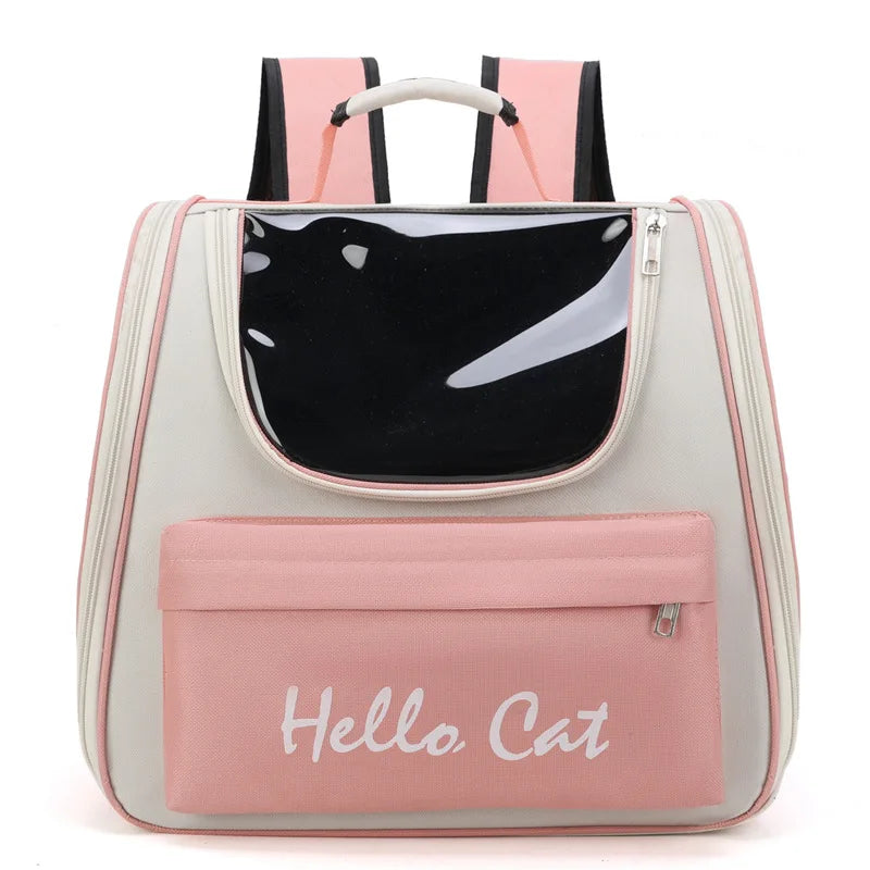 Pet Bag Water-Restant Cat for Going Out Backpack Fashionable and Versatile Space Capsule Cat and Dog