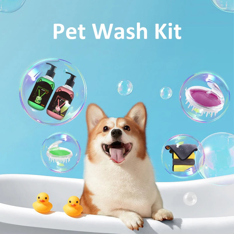 500Ml Pet Shower Gel Beauty Hair Care Cleaning Deodorizing Cat Dog Shampoo De Mite anti Itch Long Lasting Fragrance Pet Supplies