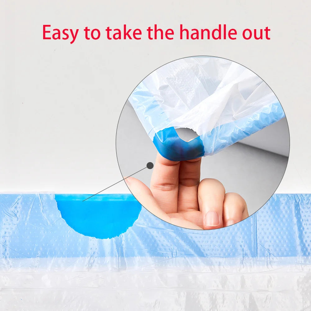 5 Rollers Cat Litter Box Poop Bag for PETKIT PURA MAX Automatic Self Cleaning Cat Toilet Tray Box with Handle Hand Free Dirty