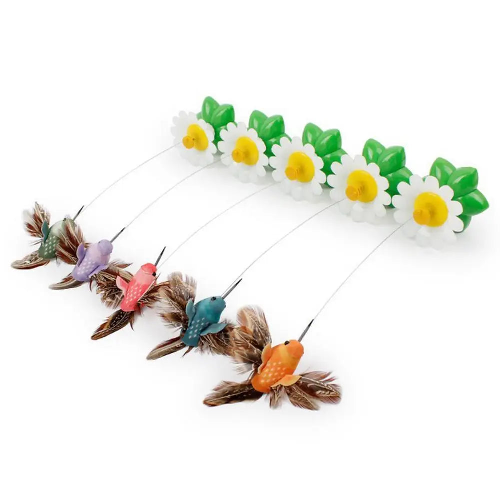 Jouet Électrique Rotatif Coloré Pour Chat Et Chien, Oiseau Papillon Amusant, Siège À Gratter, Entraînement Intelligent