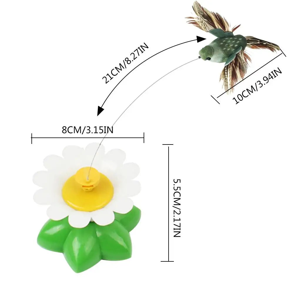 Jouet Électrique Rotatif Coloré Pour Chat Et Chien, Oiseau Papillon Amusant, Siège À Gratter, Entraînement Intelligent