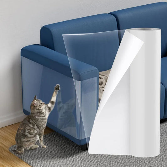 Protège-Meubles Transparent pour Chats - Adhésif 3M Anti-Griffures