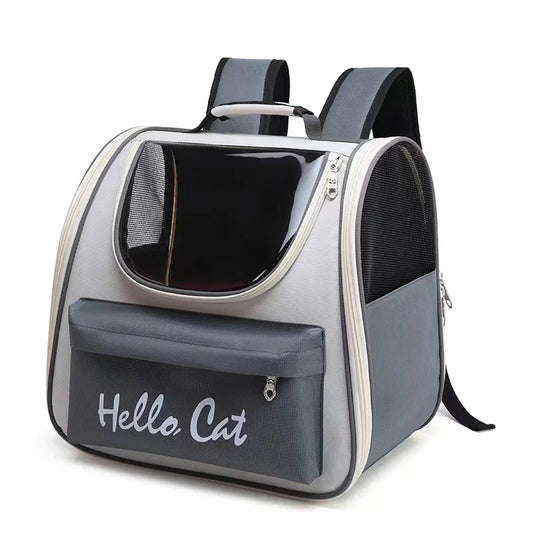 Pet Bag Water-Restant Cat for Going Out Backpack Fashionable and Versatile Space Capsule Cat and Dog