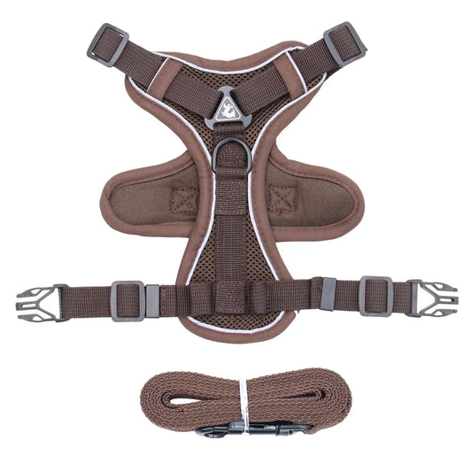 Cat Harness and Leash Set Escape Proof for Small Medium Dog Cat Breathable Reflective Adjustable Kitten Chest Strap Pet Supplies