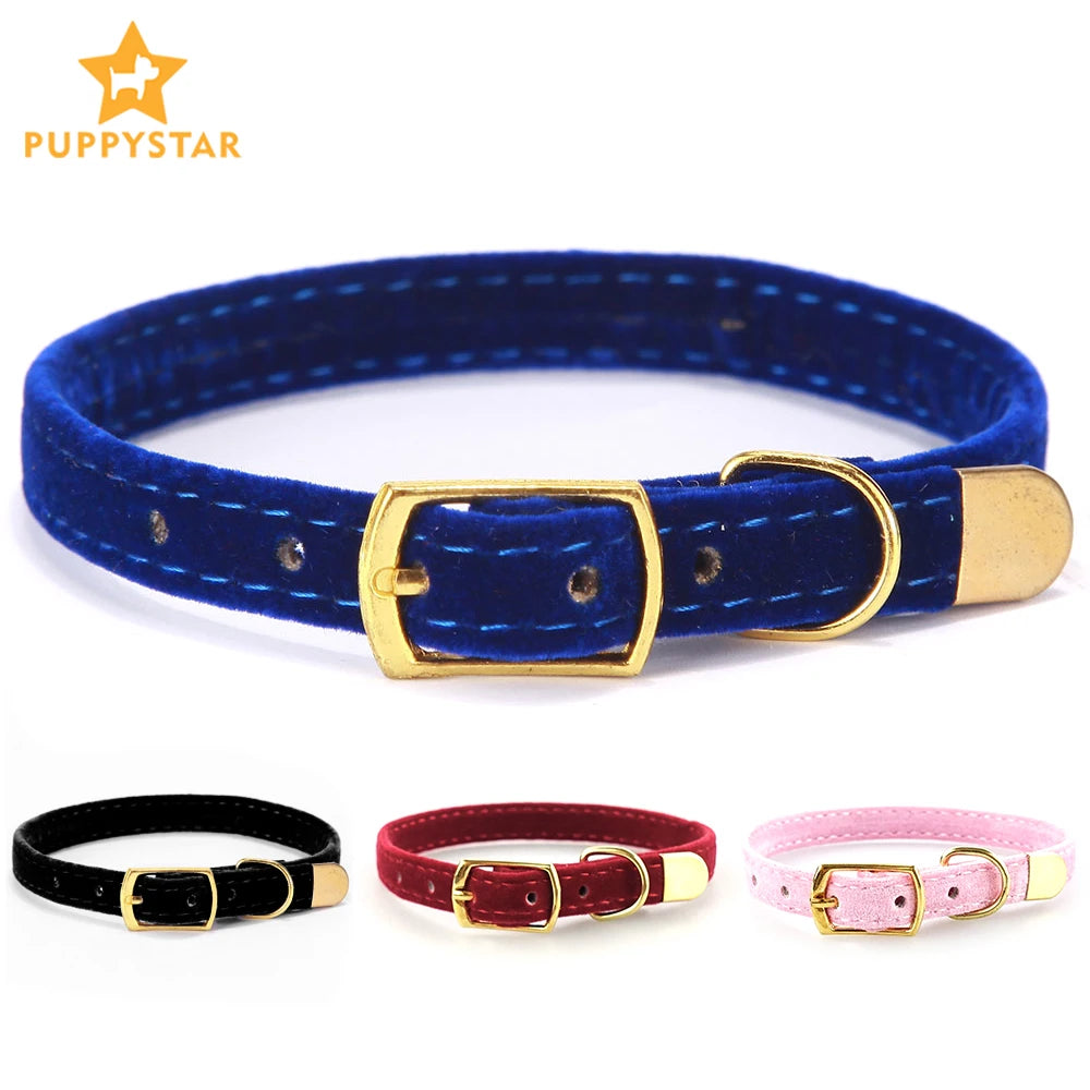 Cat Collar with Bell Safety Cat Collars Puppy Dog Collar for Cats Small Dogs Kittens Solid Pet Collar Chihuahua Products YS0032