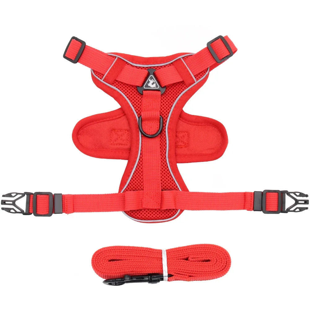 Cat Harness and Leash Set Escape Proof for Small Medium Dog Cat Breathable Reflective Adjustable Kitten Chest Strap Pet Supplies
